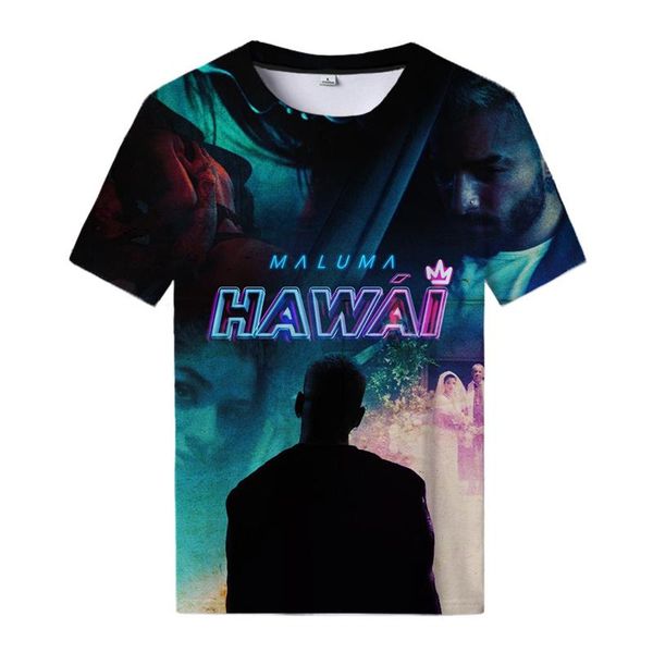 men's t-shirts maluma hawai 3d print t shirt casual streetwear tees men logo senpai t-shirt cool women all match, White;black
men's t-shirts maluma hawai 3d print t shirt casual streetwear tees men logo senpai t-shirt cool women all match, White;black