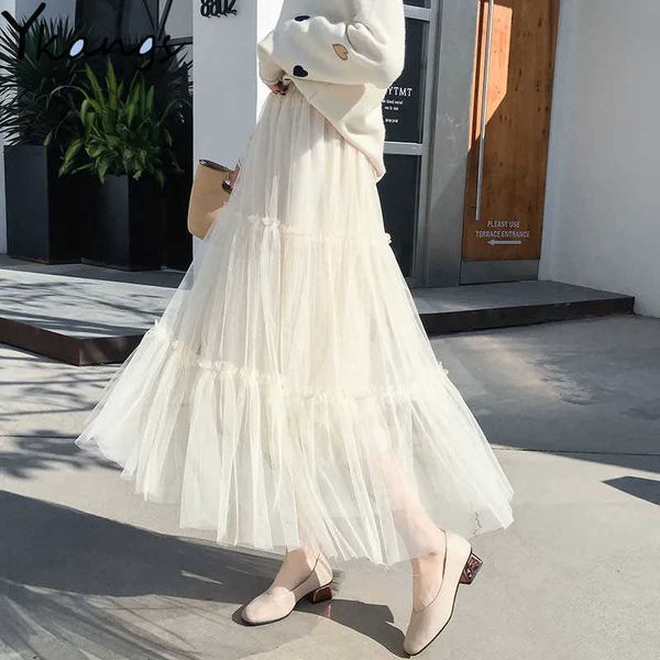 black long gray pleated tutu skirts summer vintage women elastic high waist mesh midi tulle skirts female jupe longue saia 210619
black long gray pleated tutu skirts summer vintage women elastic high waist mesh midi tulle skirts female jupe longue saia 210619