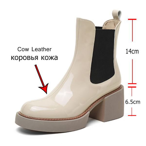 women ankle boots real leather mixed color ladies shoes fashion thick heel ladies short boots footwear size 34-40, Black
women ankle boots real leather mixed color ladies shoes fashion thick heel ladies short boots footwear size 34-40, Black