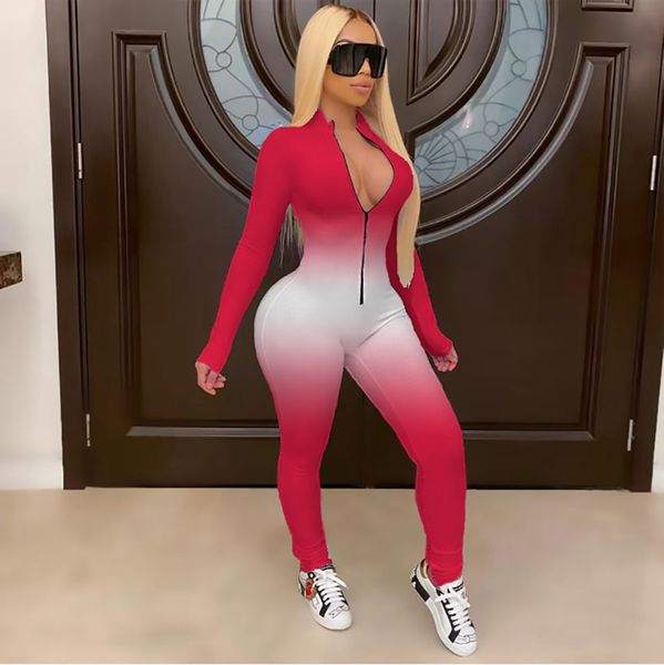 sportswear bodycon jumpsuit women clothes fall zipper v neck long sleeve jumpsuit club rompers womens jumpsuit, Black;white
sportswear bodycon jumpsuit women clothes fall zipper v neck long sleeve jumpsuit club rompers womens jumpsuit, Black;white