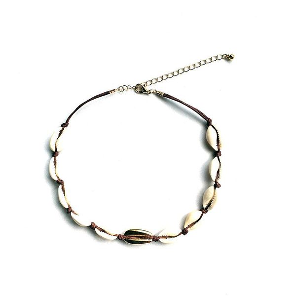 fashion choker handmade shell necklace women retro style personality casual short clavicle simple charm jewellery chokers, Golden;silver
fashion choker handmade shell necklace women retro style personality casual short clavicle simple charm jewellery chokers, Golden;silver