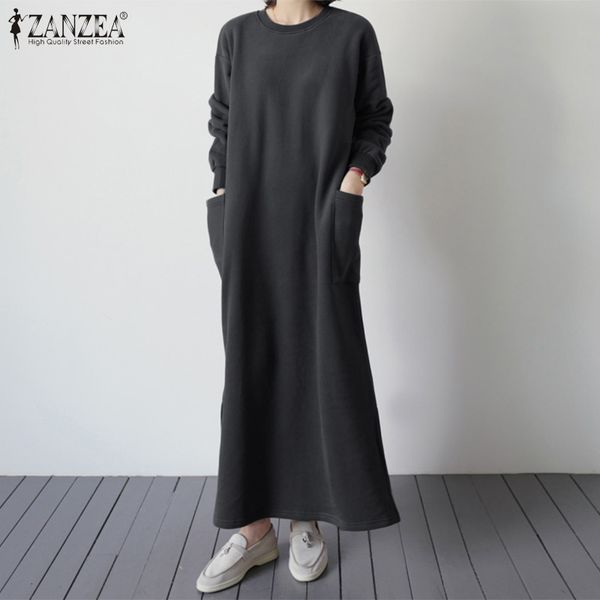 dresses plus size women's maxi dress autumn side fork sundress casual pockets vestidos 2021 female loose sweatshirt robe femme, Black;gray
dresses plus size women's maxi dress autumn side fork sundress casual pockets vestidos 2021 female loose sweatshirt robe femme, Black;gray