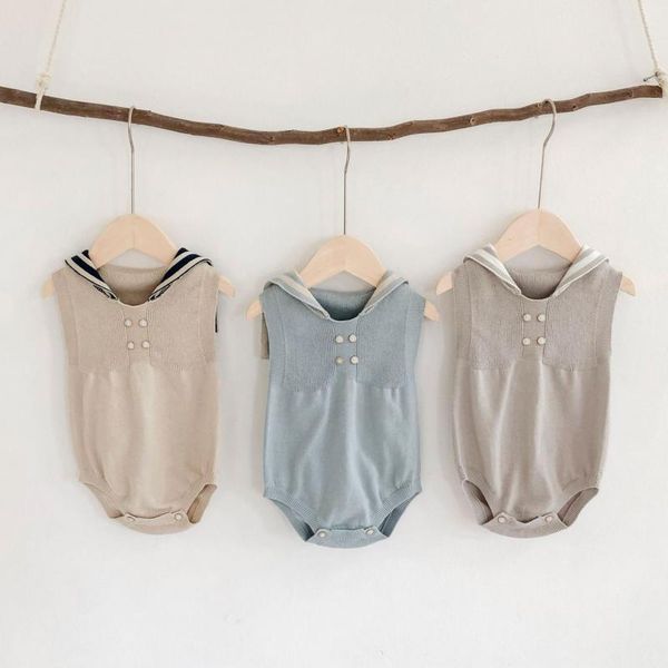 born baby boy girl jumpsuit solid button sleeveless bodysuit outfits knitted summer clothes clothing sets, White
born baby boy girl jumpsuit solid button sleeveless bodysuit outfits knitted summer clothes clothing sets, White