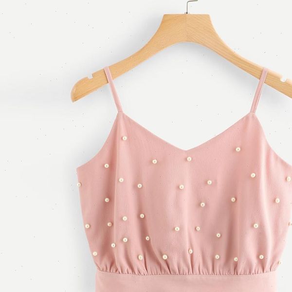 summer chiffon vest women camis camisole backless solid pearl beading sleeveless short crop camisoles streetwear, White
summer chiffon vest women camis camisole backless solid pearl beading sleeveless short crop camisoles streetwear, White
