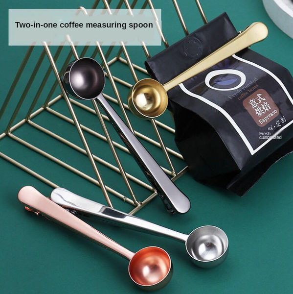 2-in-1 stainless coffee spoon&clip milk powder spoon sealed multi-function sealing clip roasting measuring spoons
2-in-1 stainless coffee spoon&clip milk powder spoon sealed multi-function sealing clip roasting measuring spoons
