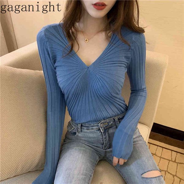 gaganight korean slim knitted women sweater long sleeve v neck fashion pullover office lady solid basic jumper spring autumn 210519, White
gaganight korean slim knitted women sweater long sleeve v neck fashion pullover office lady solid basic jumper spring autumn 210519, White