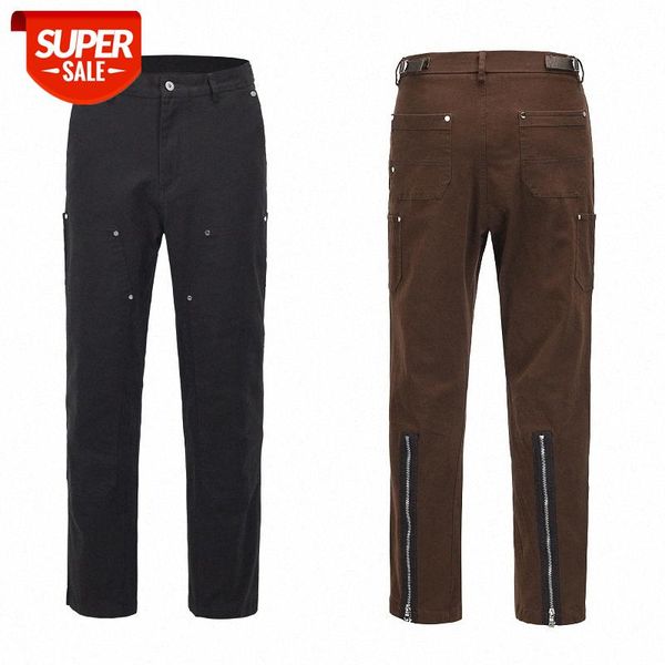 street vibe style retro back zipper multi-pocket overalls american design sense men and women casual trousers #5p5d, Black
street vibe style retro back zipper multi-pocket overalls american design sense men and women casual trousers #5p5d, Black