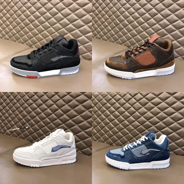 designer men casual shoes leather middle suede shoe thick bottom calfskin splicing trainers time out printing embossed grained platform rubb, Black
designer men casual shoes leather middle suede shoe thick bottom calfskin splicing trainers time out printing embossed grained platform rubb, Black