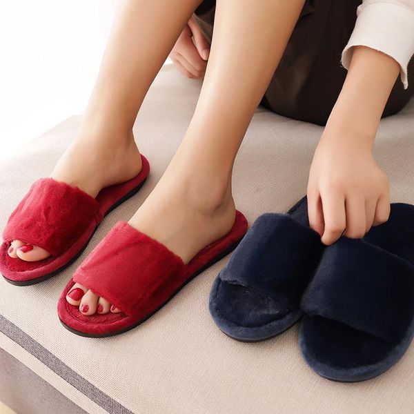 slippers enplei women's plush indoor women fashion thick bottom home warm word drag size 35-40, Black
slippers enplei women's plush indoor women fashion thick bottom home warm word drag size 35-40, Black