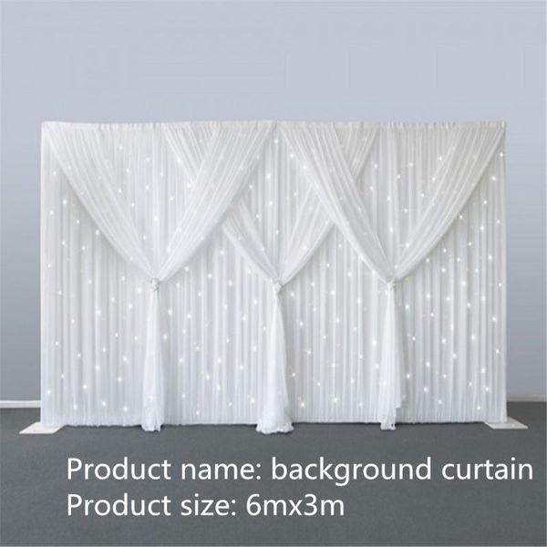 party decoration 3mx6m backdrop with sequins swags wedding backclothwith curtain stage christmas
party decoration 3mx6m backdrop with sequins swags wedding backclothwith curtain stage christmas