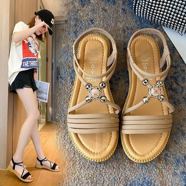sandals summer style breathable fish mouth low-cut microfiber ankle wrist strap round head rhinestone roman women's women, Black
sandals summer style breathable fish mouth low-cut microfiber ankle wrist strap round head rhinestone roman women's women, Black