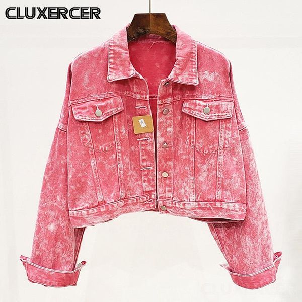 women's jackets stree style pink jeans jacket women casual bf long sleeve loose short denim coat, Black;brown
women's jackets stree style pink jeans jacket women casual bf long sleeve loose short denim coat, Black;brown
