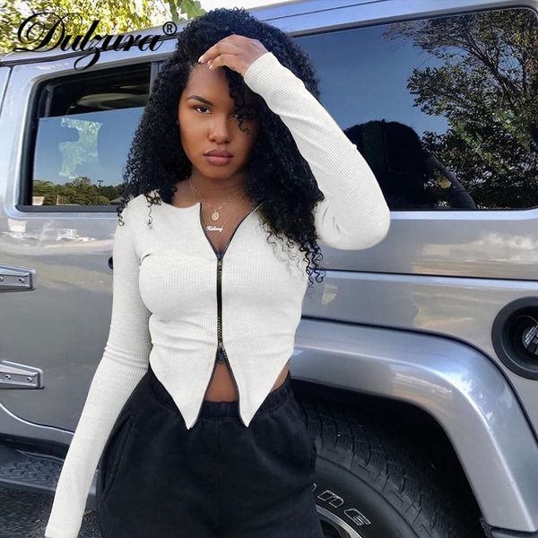 ribbed women irregular long sleeve tshirt cardigan zipper bodycon streetwear solid 2021 autumn winter crop club, Black;white
ribbed women irregular long sleeve tshirt cardigan zipper bodycon streetwear solid 2021 autumn winter crop club, Black;white