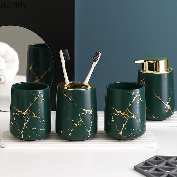 bath accessory set matte gold ceramics bathroom decoration soap dispenser/toothbrush holder/cup/soap dish tray luxurious washing
bath accessory set matte gold ceramics bathroom decoration soap dispenser/toothbrush holder/cup/soap dish tray luxurious washing