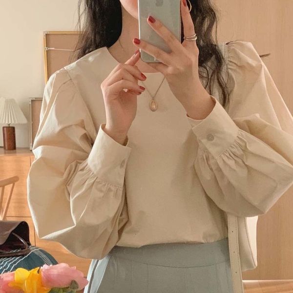2021 spring retro-loose color shirt all-match white ladies stylish flashlight female blouse
2021 spring retro-loose color shirt all-match white ladies stylish flashlight female blouse