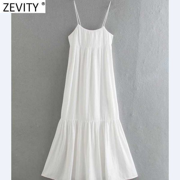 zevity women back bow tied patchwork white sling midi dress female spaghetti strap vestido chic casual summer dresses ds8304 210603, Black;gray
zevity women back bow tied patchwork white sling midi dress female spaghetti strap vestido chic casual summer dresses ds8304 210603, Black;gray