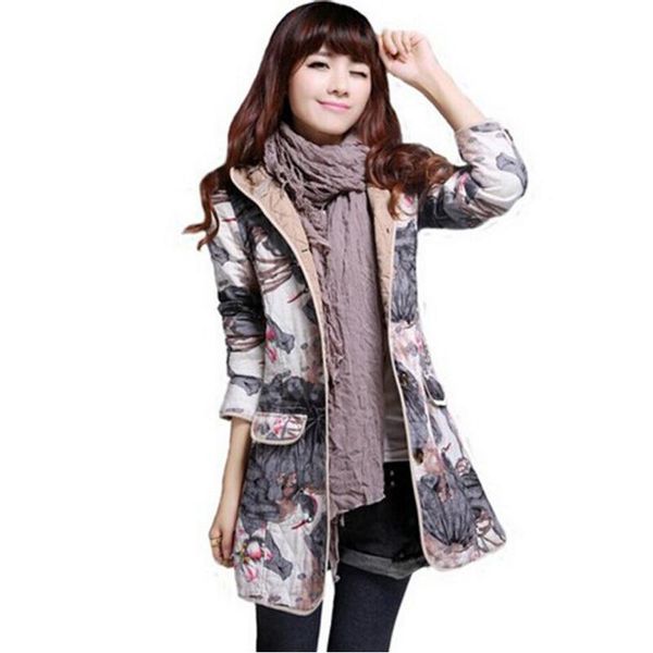 women's trench coats women coat warm slim fit hooded printing long outwear brand clothing, Tan;black
women's trench coats women coat warm slim fit hooded printing long outwear brand clothing, Tan;black