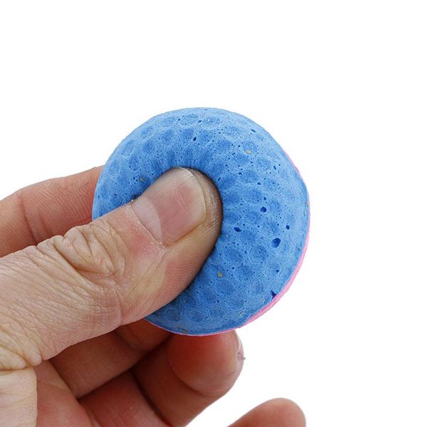 cat toys 1 pcs colorful sponge balls cats with feathers kitten interactive cfe