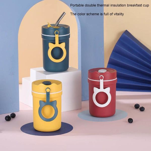 water bottles creativity outdoor portable double insulation breakfast coffee juice cup with leak-proof student straw
water bottles creativity outdoor portable double insulation breakfast coffee juice cup with leak-proof student straw
