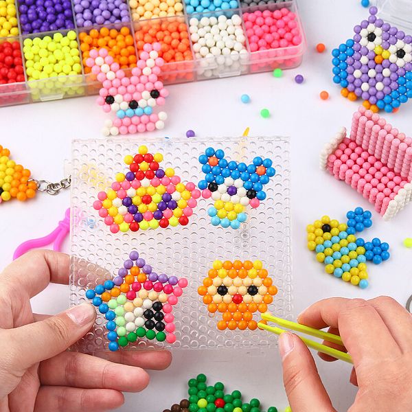 4mm 36 colors hama beads puzzle aquabeads diy water spray beads set ball games 3d handmade magic toys for girls children
4mm 36 colors hama beads puzzle aquabeads diy water spray beads set ball games 3d handmade magic toys for girls children