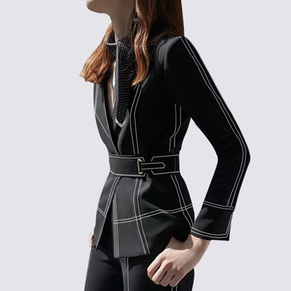 beautiful spot wholesale fashion women's clothing of cultivate temperament workplace blazer coat two piece pants, White
beautiful spot wholesale fashion women's clothing of cultivate temperament workplace blazer coat two piece pants, White
