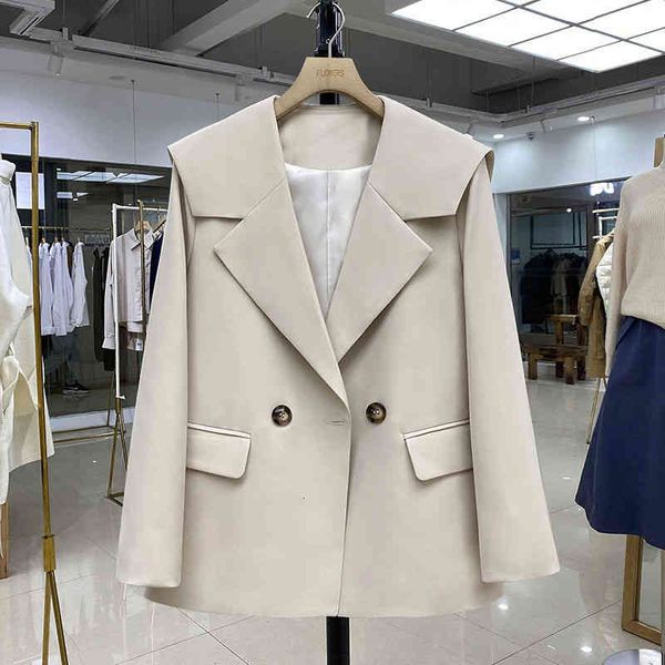 women's suits & blazers casaco de manga longa irmã fara, jaqueta feminina folgada e chique para primavera, estilo double breasted, White;black
women's suits & blazers casaco de manga longa irmã fara, jaqueta feminina folgada e chique para primavera, estilo double breasted, White;black