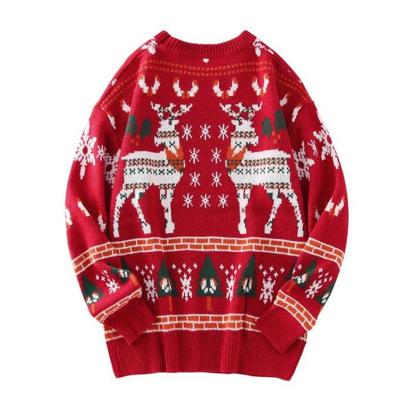 women's sweaters christmas sweater women streetwear retro reindeer pattern hip hop autumn pull over o-neck oversize couple casual, White;black
women's sweaters christmas sweater women streetwear retro reindeer pattern hip hop autumn pull over o-neck oversize couple casual, White;black