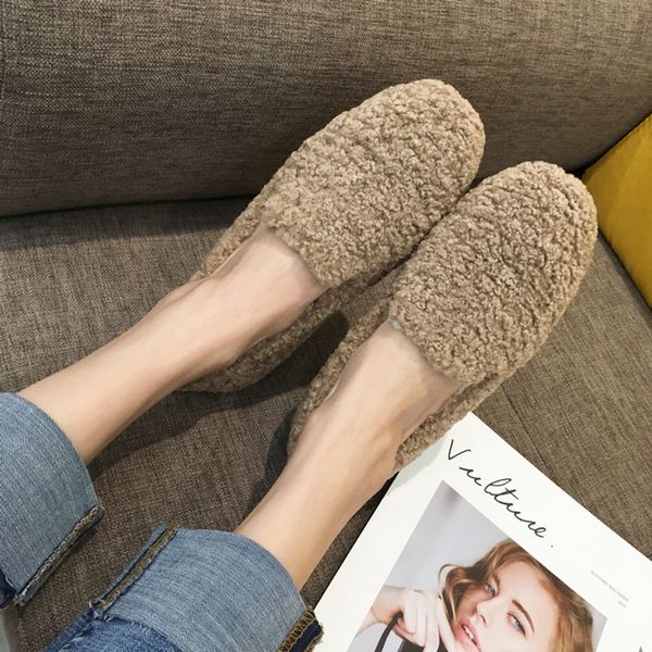 summer fur warm shoes women shallow flats soft round toe boat shoes low heel casual home indoor winter casual shoes for women, Black
summer fur warm shoes women shallow flats soft round toe boat shoes low heel casual home indoor winter casual shoes for women, Black