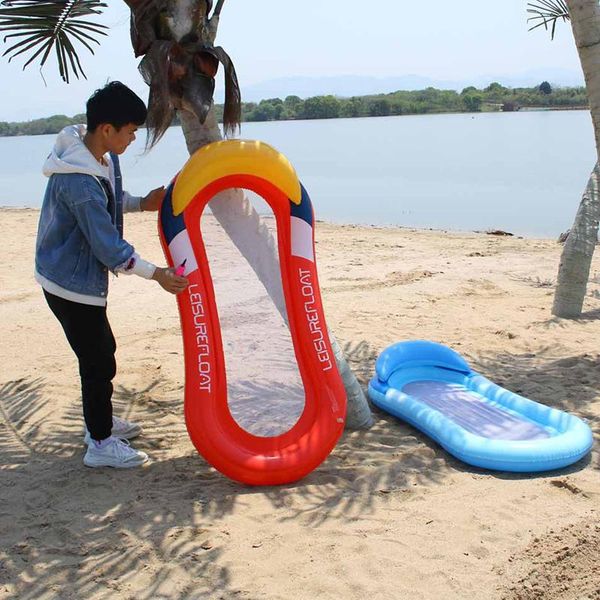 inflatable floats & tubes net hammock, foldable dual-use backrest, floating row, water amusement lounge chair bed
inflatable floats & tubes net hammock, foldable dual-use backrest, floating row, water amusement lounge chair bed