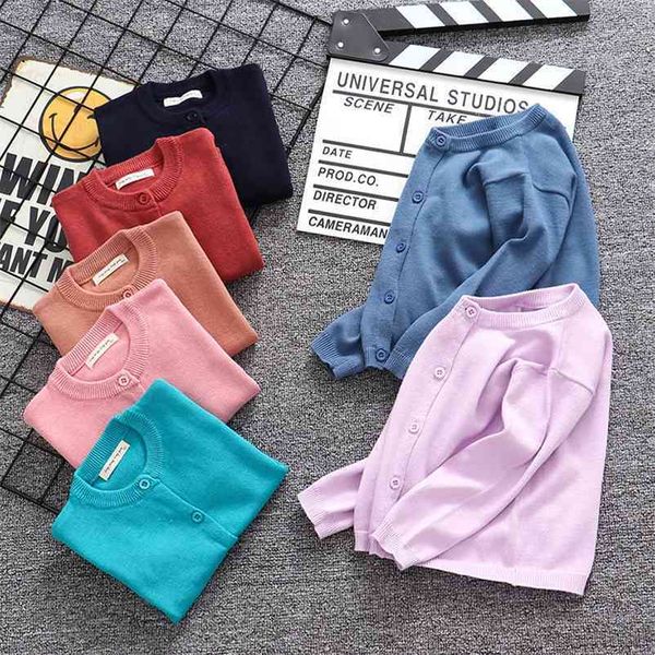 baby boys girls pure color cardigan coat children clothing spring autumn long sleeve knitted kids 1-6y 210521, Blue
baby boys girls pure color cardigan coat children clothing spring autumn long sleeve knitted kids 1-6y 210521, Blue