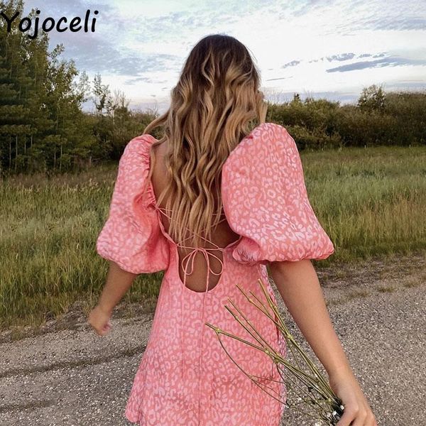 casual dresses yojoceli backless leopard satin dress women lantern sleeve summer beach short elegant pink mini vestidos, Black;gray
casual dresses yojoceli backless leopard satin dress women lantern sleeve summer beach short elegant pink mini vestidos, Black;gray