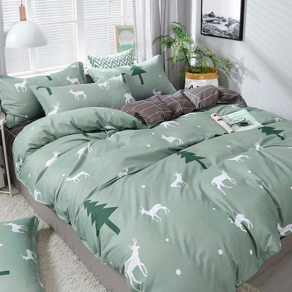 bedding sets fashion christmas set sheet duvet cover pillowcase combination green tree flower pink heart bed linen
bedding sets fashion christmas set sheet duvet cover pillowcase combination green tree flower pink heart bed linen