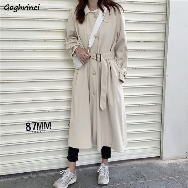 women's trench coats women coat solid simple loose sashes slim korean fashion soft trendy office lady students streetwear chic elegant, Tan;black
women's trench coats women coat solid simple loose sashes slim korean fashion soft trendy office lady students streetwear chic elegant, Tan;black