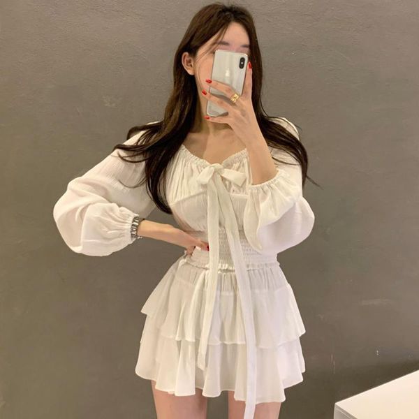 spring skirt suits korean style women two piece set long sleeve and high waist pleated mini 2 outfits gym clothing, White;black
spring skirt suits korean style women two piece set long sleeve and high waist pleated mini 2 outfits gym clothing, White;black