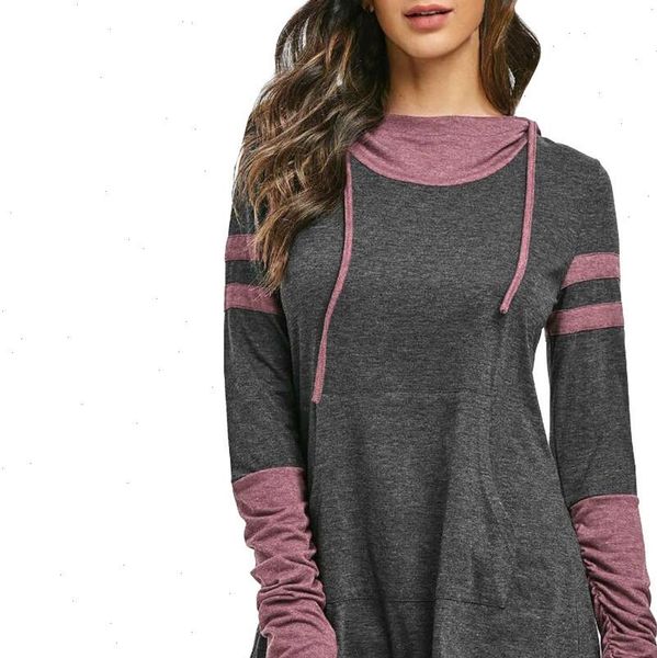 women hoodies womens t shirt sweatshirts autumn winter plus size long casual hooded ruched sleeve pocket patchwork contrast heathered, White
women hoodies womens t shirt sweatshirts autumn winter plus size long casual hooded ruched sleeve pocket patchwork contrast heathered, White