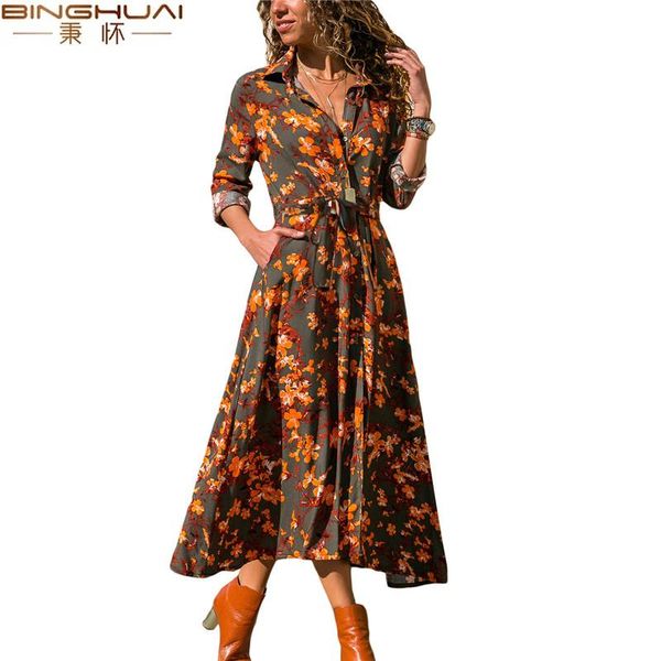 casual dresses summer long dress women floral print boho chiffon sleeve turn down collar shirt ladies vestidos, Black;gray
casual dresses summer long dress women floral print boho chiffon sleeve turn down collar shirt ladies vestidos, Black;gray
