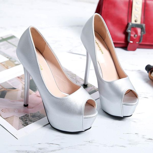 dress shoes 2021 spring female fish mouth platform women pumps ultra high heels 14.5cm peep toe shallow ladies single, Black
dress shoes 2021 spring female fish mouth platform women pumps ultra high heels 14.5cm peep toe shallow ladies single, Black