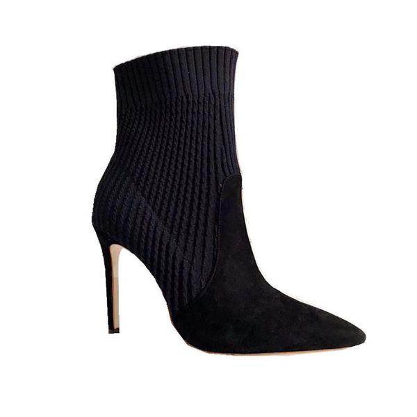 boots 2021spring fashion female elastic short pointed toe thin heel design breathable knitting black color woman ankle
boots 2021spring fashion female elastic short pointed toe thin heel design breathable knitting black color woman ankle