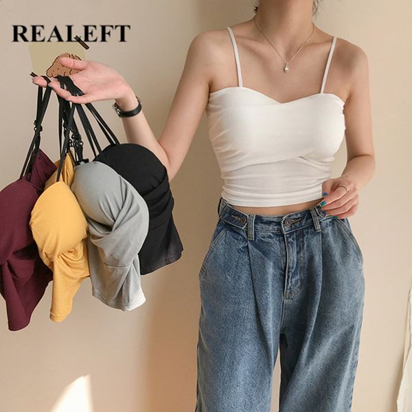 summer casual elastic women's vest solid multi colors chic tank basic bottoming short girls 210428, White
summer casual elastic women's vest solid multi colors chic tank basic bottoming short girls 210428, White