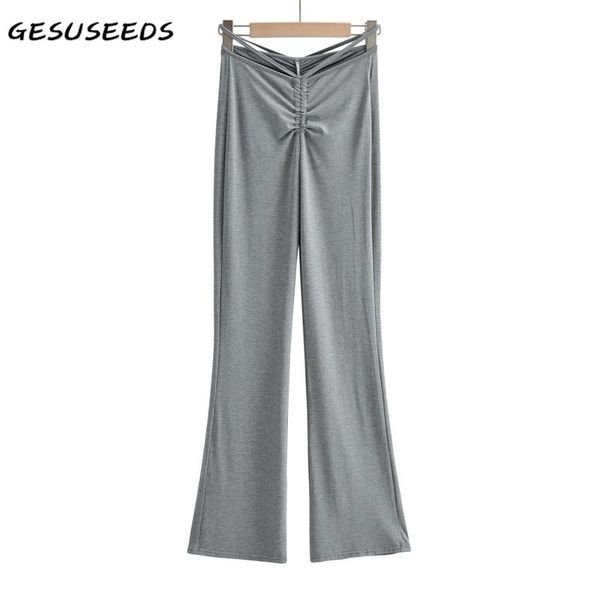 summer casual pants women solid sweatpants fashion high waisted flared black cross bandage trousers 2021 women's & capris, Black;white
summer casual pants women solid sweatpants fashion high waisted flared black cross bandage trousers 2021 women's & capris, Black;white