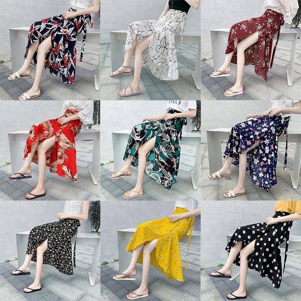 summer skirt platform explosion models women's fashion tie bow print ruffled hem pleated wrap irregular skirts, Black
summer skirt platform explosion models women's fashion tie bow print ruffled hem pleated wrap irregular skirts, Black