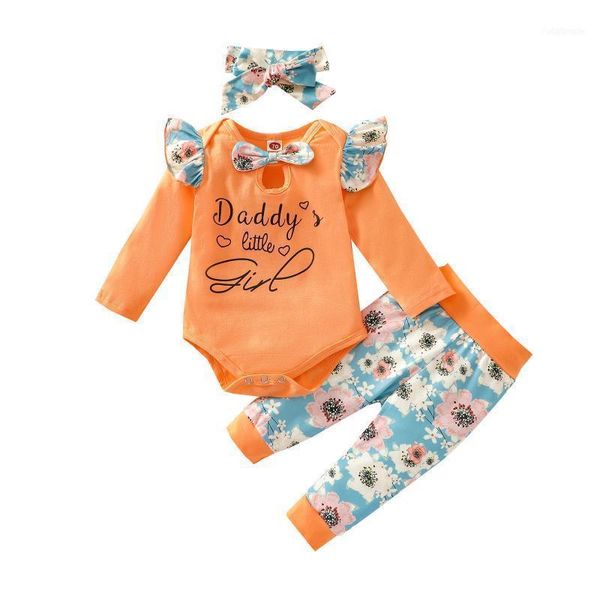 clothing sets spring infant baby girls casual outfits letter pattern long sleeve romper + flower print elastic waist trousers bow headband1, White
clothing sets spring infant baby girls casual outfits letter pattern long sleeve romper + flower print elastic waist trousers bow headband1, White