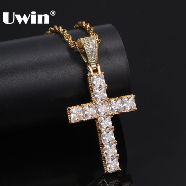 pendant necklaces uwin baguette solid cross necklace with chain fashion hiphop cubic zirconia jewelry drop /wholesale, Silver
pendant necklaces uwin baguette solid cross necklace with chain fashion hiphop cubic zirconia jewelry drop /wholesale, Silver