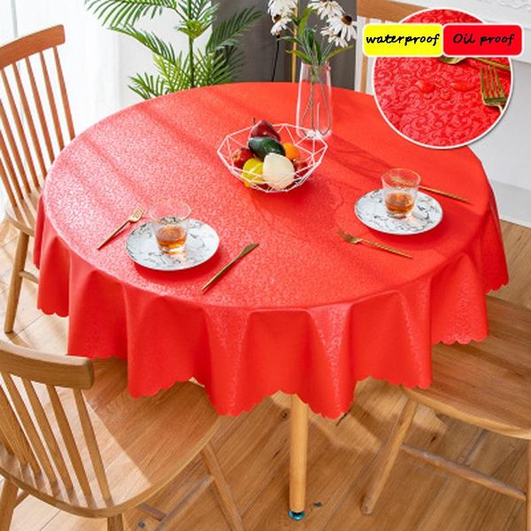 1pcs round table cloth waterproof oilproof luxury jacquard printed flower cover decoration for home el tablecloth
1pcs round table cloth waterproof oilproof luxury jacquard printed flower cover decoration for home el tablecloth