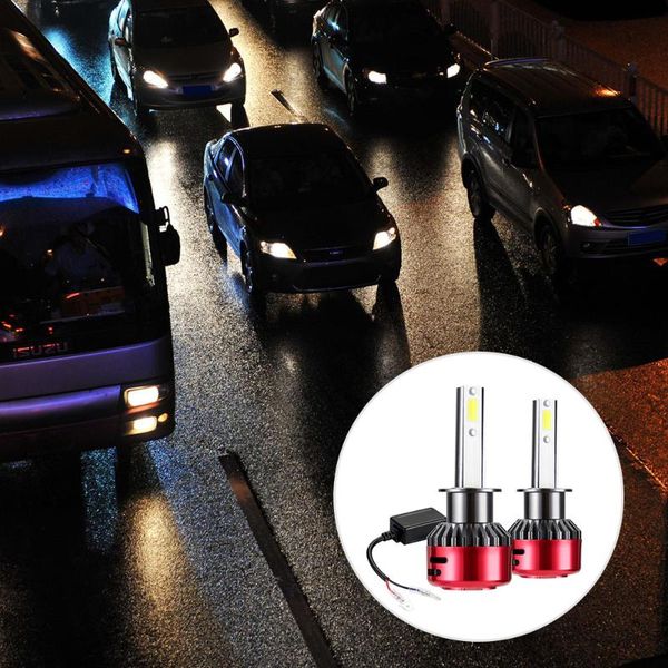 pair of -h1 car headlight lamps head lights led bulbs headlights