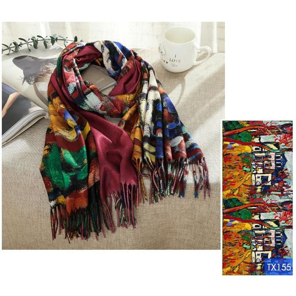 scarves big size oil painting pattern scarf shawl wrap winter autumn warm tassel pashmina for woman, Blue;gray
scarves big size oil painting pattern scarf shawl wrap winter autumn warm tassel pashmina for woman, Blue;gray