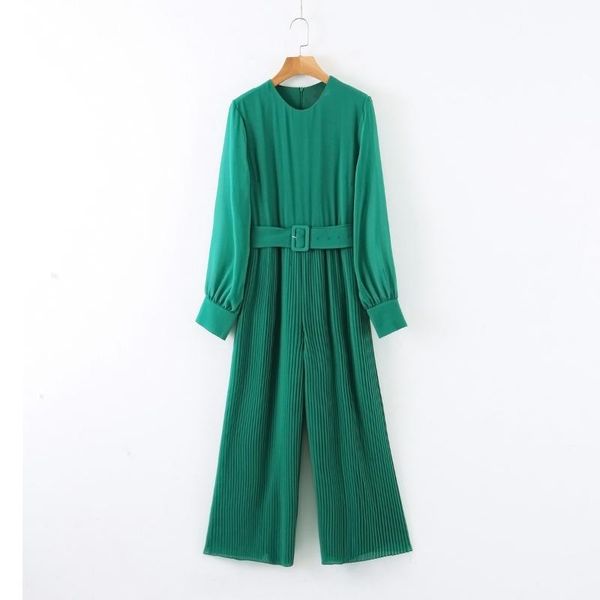 women's pants & capris fashion round neck solid color drape with belt pleated wide-leg jumpsuit rompers spring autumn, Black;white
women's pants & capris fashion round neck solid color drape with belt pleated wide-leg jumpsuit rompers spring autumn, Black;white