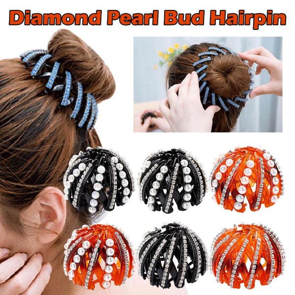 hair ponytail hairpin curling iron fashion women's bird expanding girls crystal tail holder clips hairdresser #40 bun maker, Brown
hair ponytail hairpin curling iron fashion women's bird expanding girls crystal tail holder clips hairdresser #40 bun maker, Brown