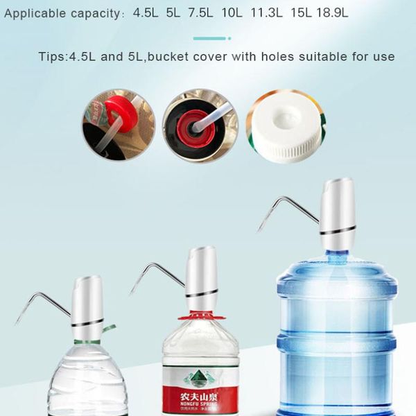 gallon water bottle dispenser portable intelligent wireless electronic drinking pump with 0.3l 1.8l quantitative switch
gallon water bottle dispenser portable intelligent wireless electronic drinking pump with 0.3l 1.8l quantitative switch