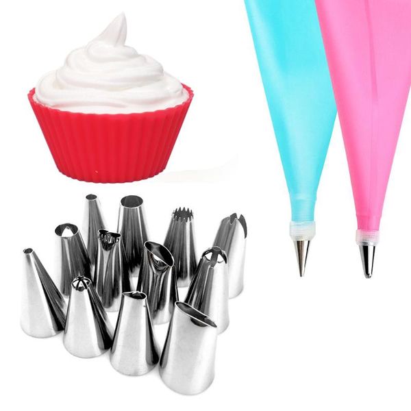baking & pastry tools 16 pcs silicone kitchen diy icing piping cream reusable bags +14nozzle set cake decorating tools++1pc converter couple
baking & pastry tools 16 pcs silicone kitchen diy icing piping cream reusable bags +14nozzle set cake decorating tools++1pc converter couple